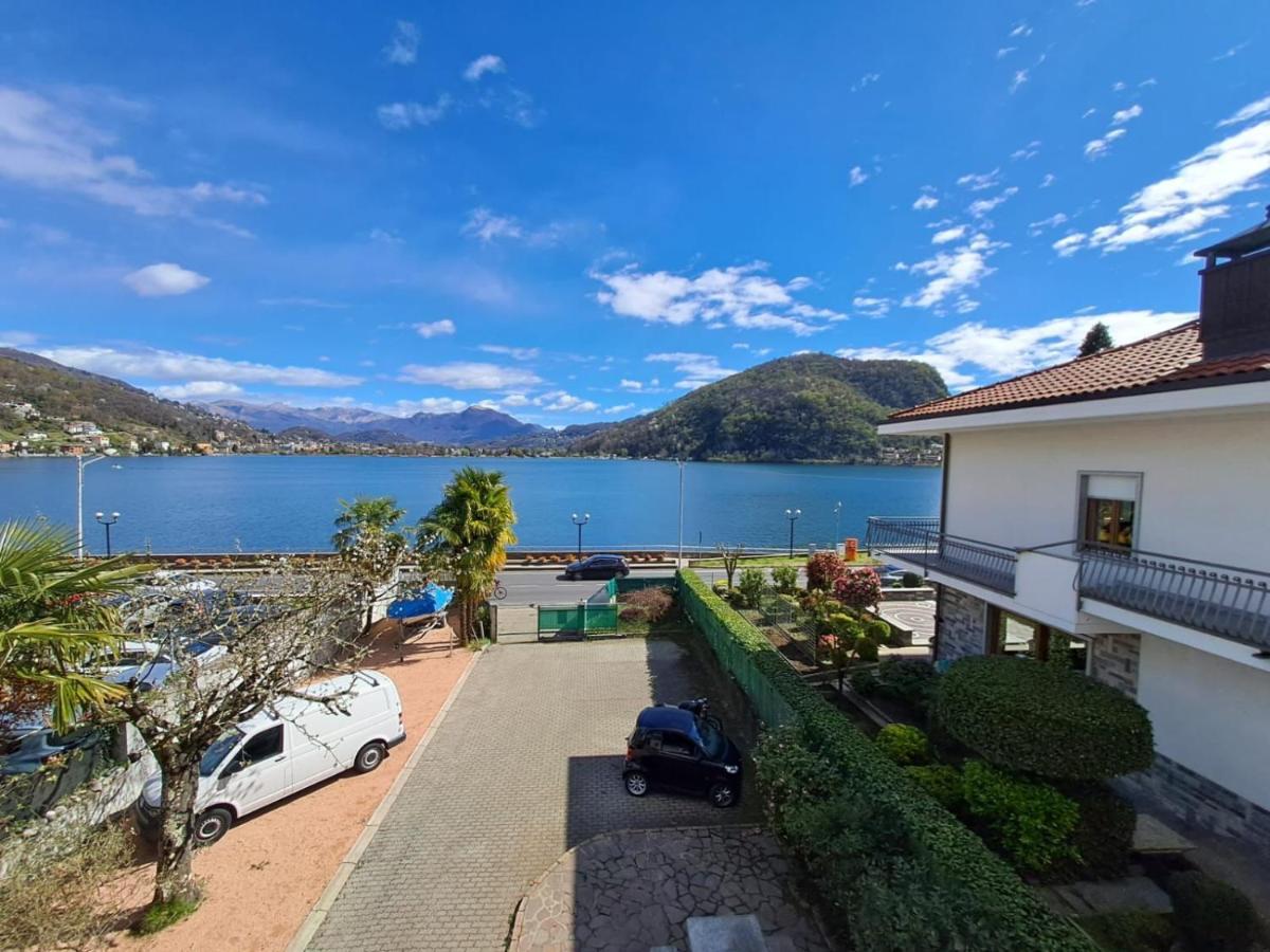 Villa Aida Lake View Lavena Ponte Tresa Bagian luar foto